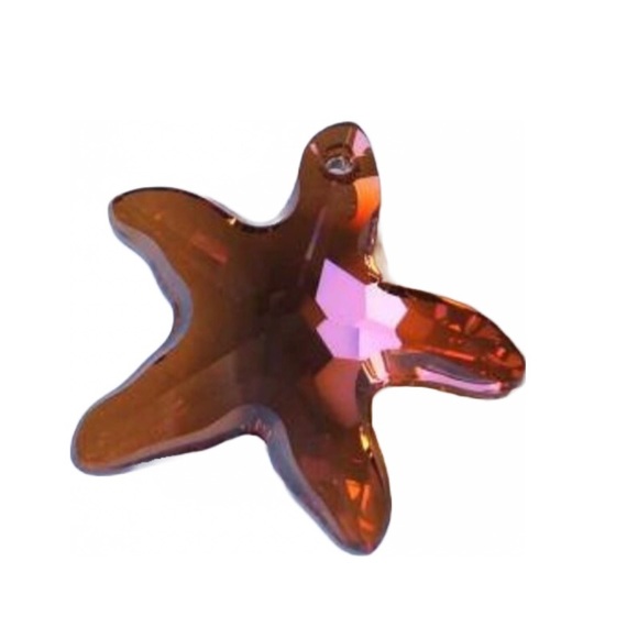 Swarovski Vintage Star fish necklace.Hand wired SS - Picture 2 of 7